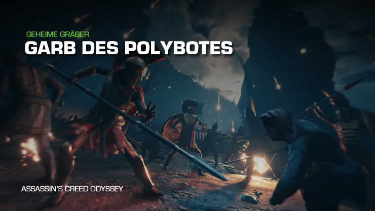 Grab des Polybotes
