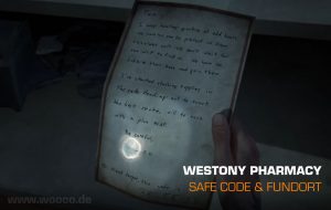 Westons Pharmacy Safe Code