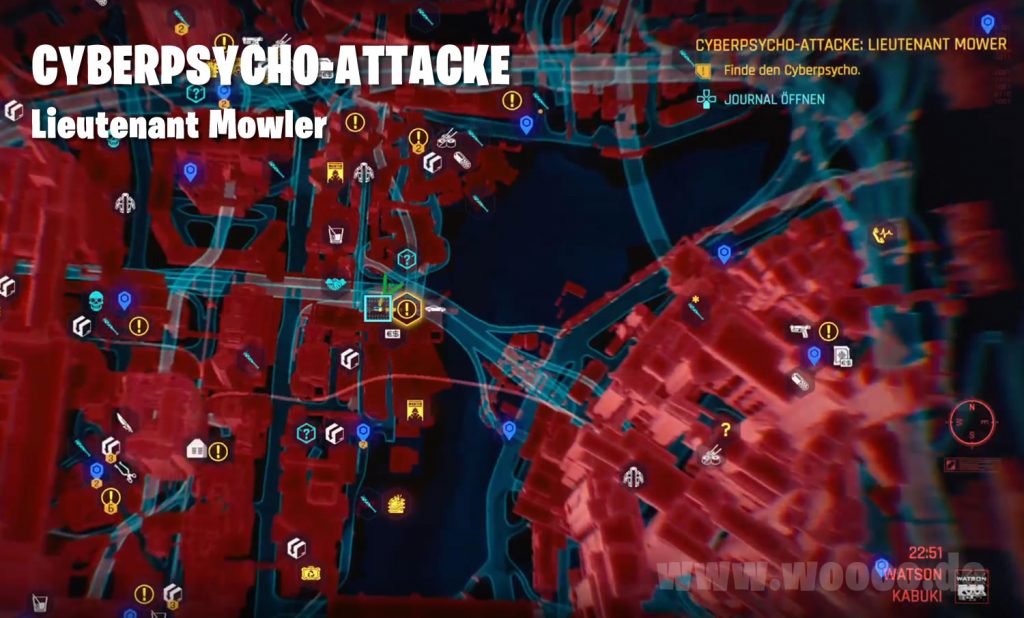 Cyberpsycho Mowler Map