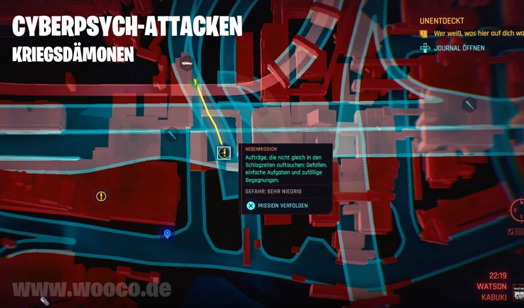 Cyberpsycho Kriegsdämon Map