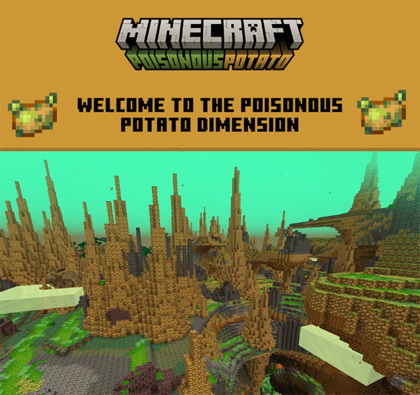 Minecraft Giftige Kartoffel Update