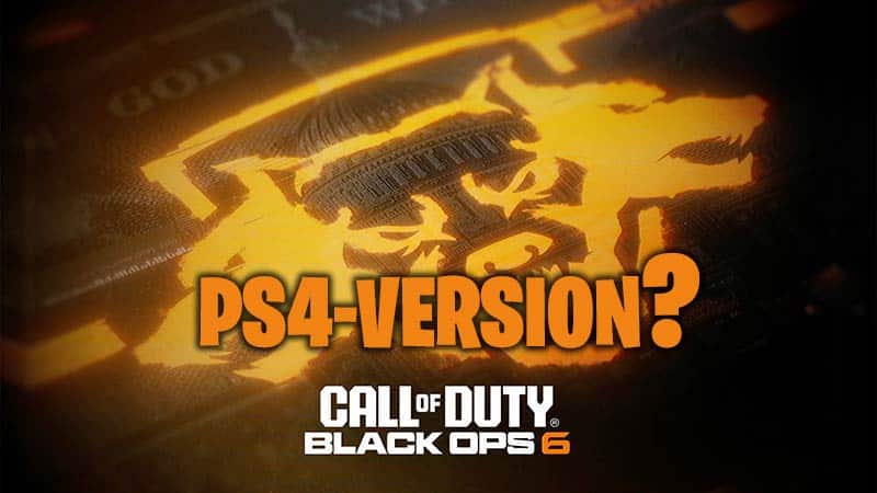 Black Ops 6 Last-Gen-Versionen PS4
